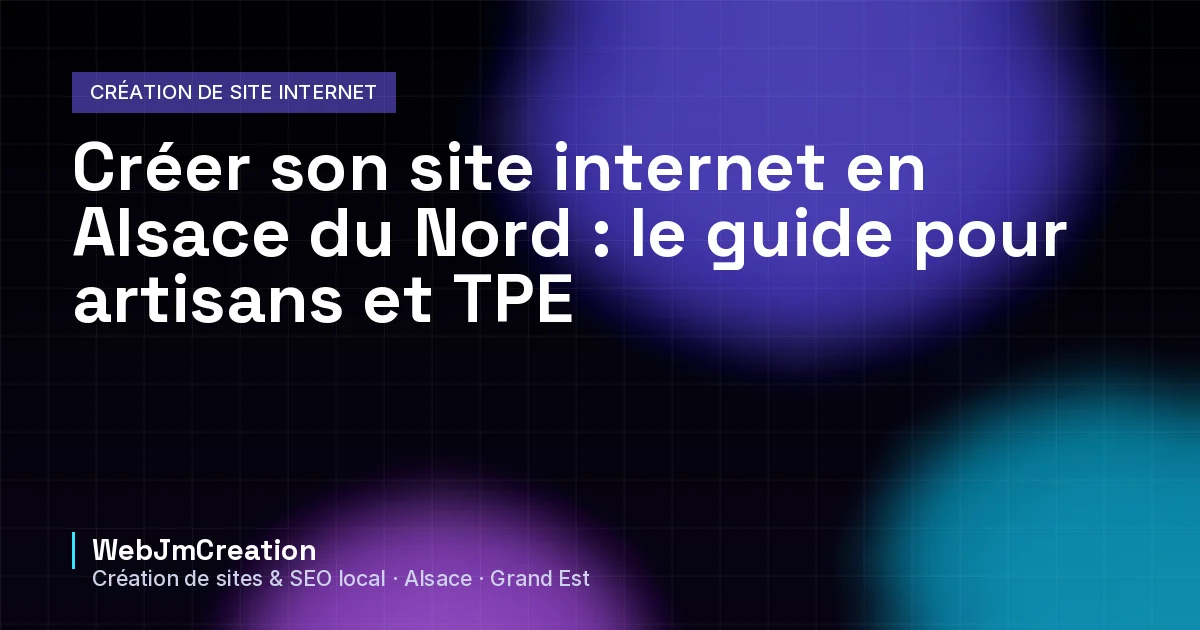 Couverture : créer son site internet en Alsace du Nord